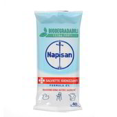 Napisan Salviette Igienizzanti Biodegradabili Limone 80 pezzi