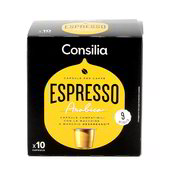 CAPSULE PER CAFFÈ ESPRESSO DECAFFEINATO CONSILIA 16 pezzi in